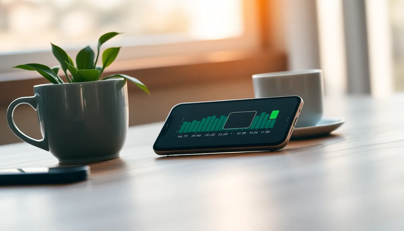 스마트폰 배터리 관리 이미지