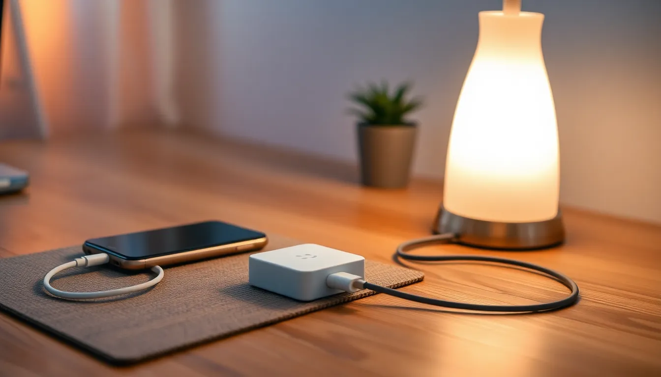 다양한 고속 USB 충전기와 케이블