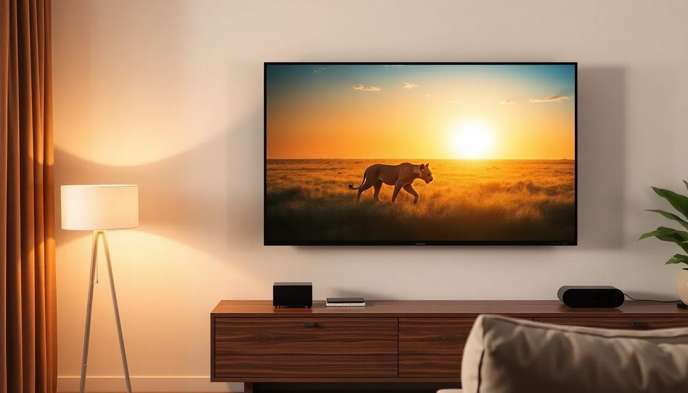 다양한 TV 패널 기술 비교 이미지