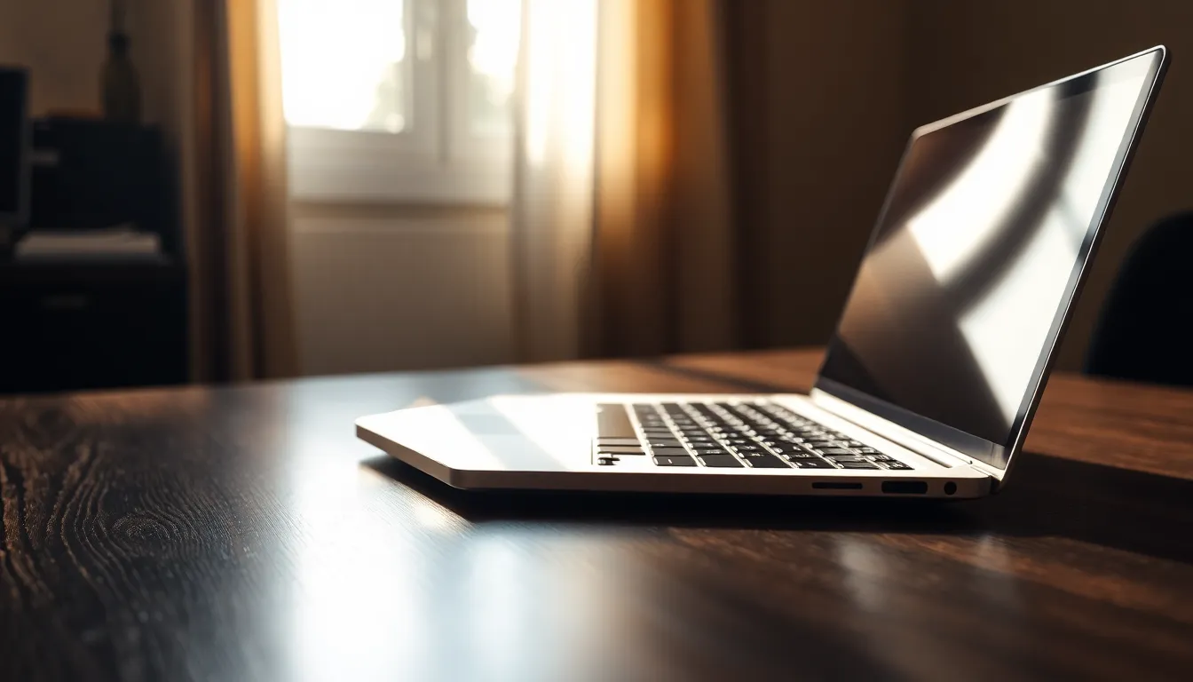 노트북 성능 지표를 분석하는 모습