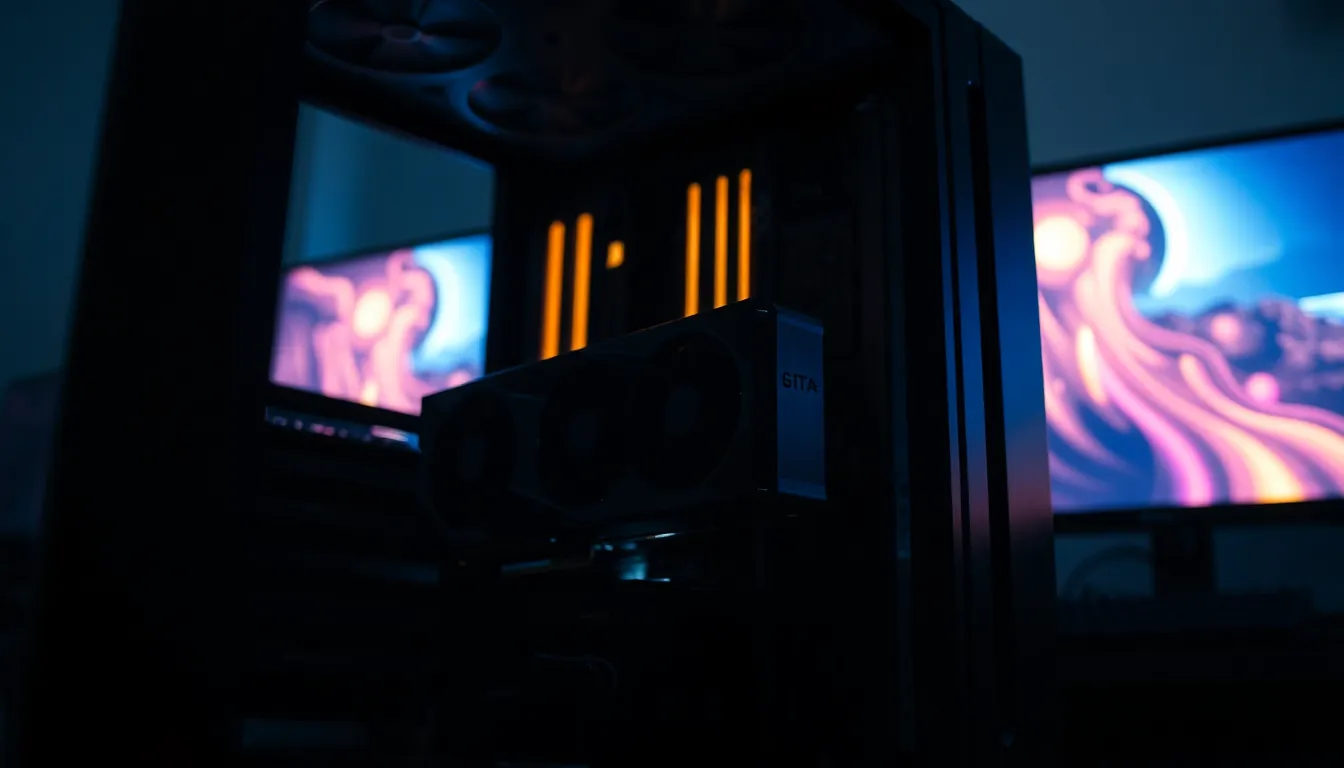 최신 그래픽 카드 내부 모습과 칩셋