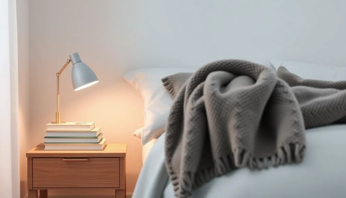 1인 가구 20평대 원룸 스마트 인테리어의 예시 이미지: 깔끔한 컴퓨터와 조명으로 꾸며진 작업 공간