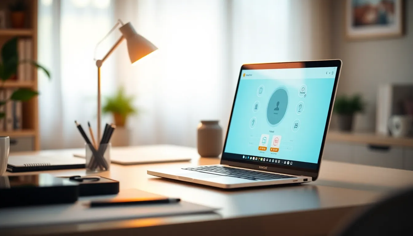 개인 맞춤형 AI 비서가 스마트폰, 태블릿, PC 등 다양한 기기에서 사용자에게 맞춤형 서비스를 제공하는 모습