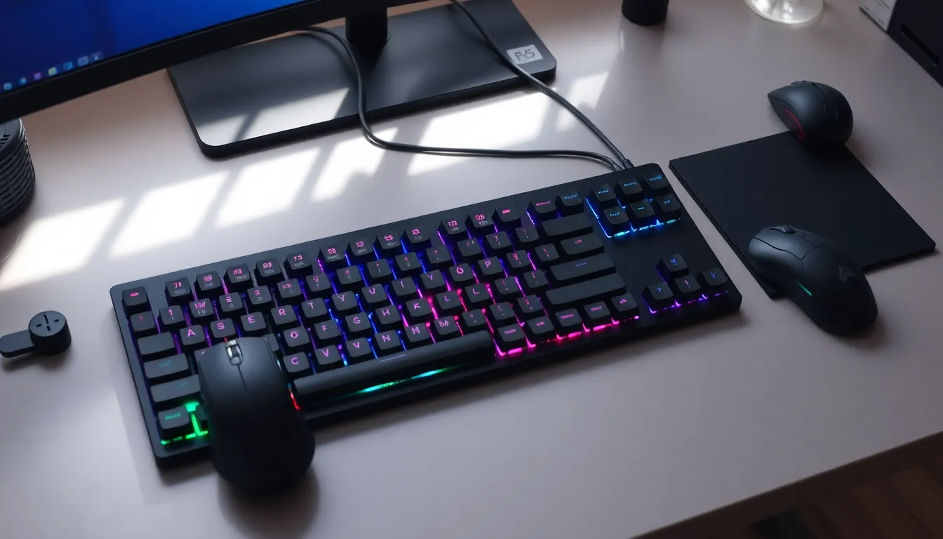 게이밍 키보드 이미지