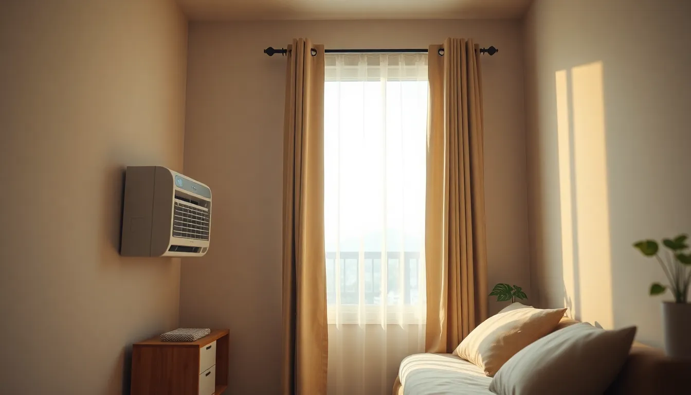 10평 원룸에 적합한 벽걸이 에어컨 이미지