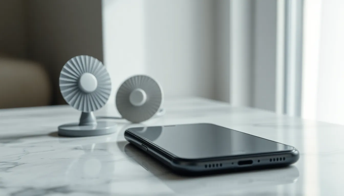 스마트폰 발열 관리 이미지