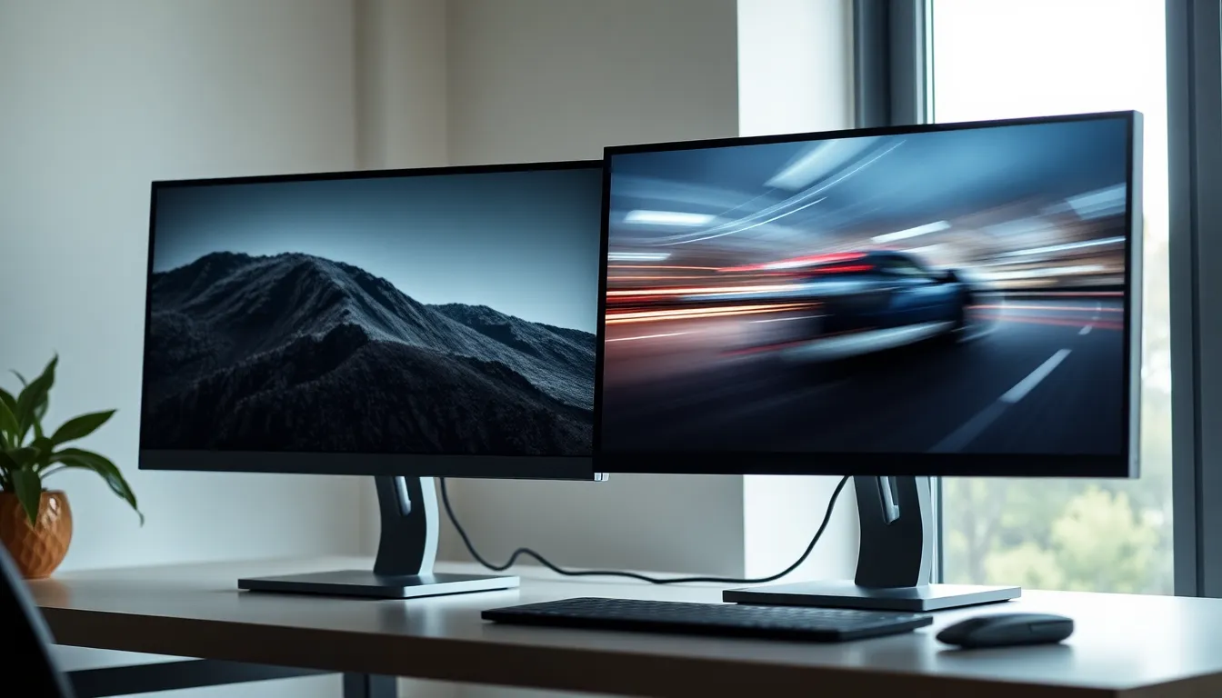 모니터 해상도와 주사율 그래프 비교